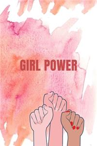 GIRL POWER; NOTEBOOK;JOURNAL;DIARY(120pages)