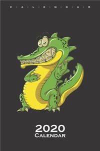 Crocodil with braces Calendar 2020