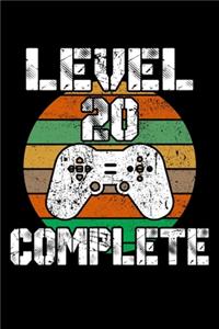 Level 20 Complete