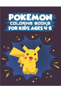 Pokemon Coloring Books For Kids Ages 4-8