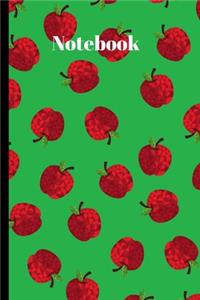 Apple Fruit Notebook: Apple Fruit Notebook / Journal (6" x 9")