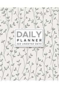 Daily Planner 365 Undated Days