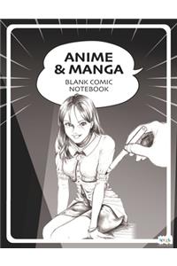 Anime Manga Blank Comic Notebook