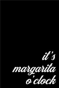 Margarita Cocktail Gift Notebook for Tequila Lovers. It's Margarita O'Clock