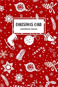 Christmas Card Address Book