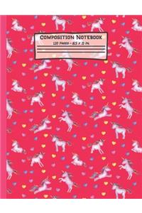 Unicorns Composition Notebook