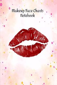 Makeup Face Charts Notebook