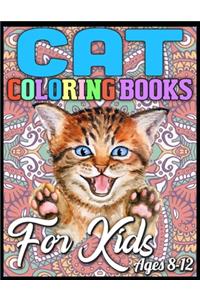 cat coloring books for kids ages 8-12