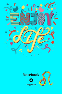 Dot Grid Notebook Leo Sign Cover Color Aqua 160 pages 6x9-Inches