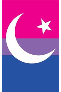 Muslim Star & Crescent Bisexual Pride Flag - Lined Notebook