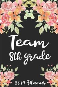 Team 8th Grade 2019 Planner