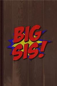 Superhero Big Sis Journal Notebook
