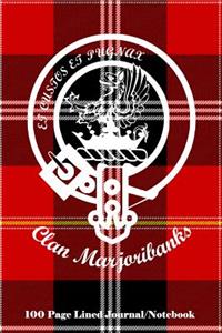 Clan Marjoribanks 100 Page Lined Journal/Notebook