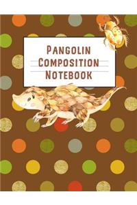Pangolin Composition Notebook