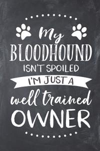 My Bloodhound Isn't Spoiled I'm Just a Well Trained Owner