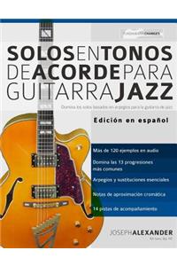 Solos en tonos de acorde para guitarra jazz