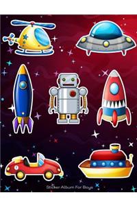 Sticker Album For Boys