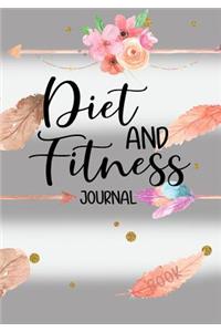 Diet And Fitness Journal Book