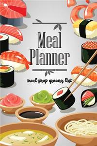 Meal Planner Meal Prep Grocery List