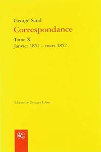 Correspondance. Tome X