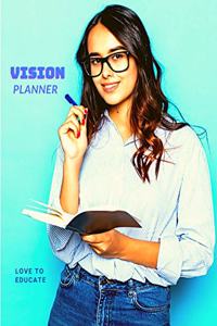 Vision Planner - Vision Board Pages, Affirmations, Bucket List and Goals Tracker
