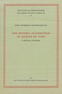 The Historia Occidentalis of Jacques de Vitry