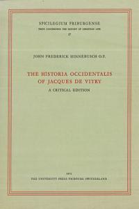 The Historia Occidentalis of Jacques de Vitry