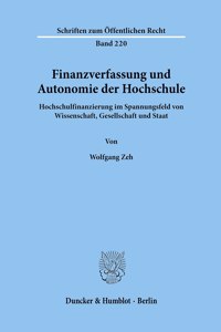 Finanzverfassung Und Autonomie Der Hochschule