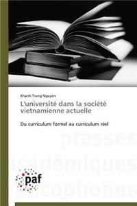 L'Université Dans La Société Vietnamienne Actuelle