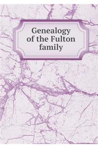 Genealogy of the Fulton Family