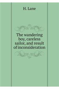 The Wandering Boy, Careless Sailor, and Result of Inconsideration