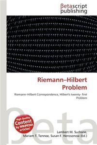 Riemann-Hilbert Problem