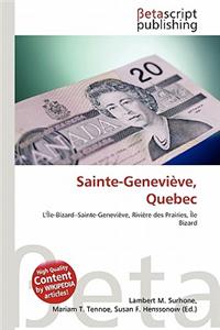 Sainte-Genevieve, Quebec