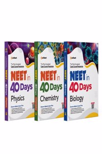 40 Days Crash Course for NEET Physics, Chemistry, Biology ( set of 3 book )