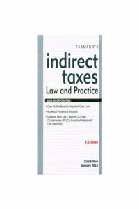 Indirect Taxes Law And Practice