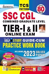 SSC CGL Self Study Guide TCS Pattern Tier 1 & Tier 2 Online Exam Practice Work Book Including PYQs 2023 (English Medium) (4189)