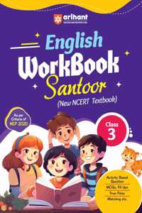 Arihant English WorkBook Santoor New NCERT Textbook Class- 3