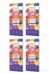 Oswaal CBSE & NCERT One for All | Class 12 | English | Accountancy | Business Studies | Economics (Set of 4 Books) For 2025 Board Exam