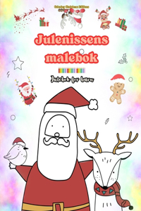 Julenissens malebok Julebok for barn Søte vinter- og julenissetegninger å nyte