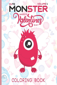 Cute monster Coloring book for kids
