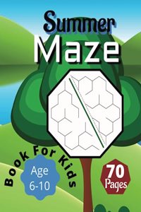Summer Maze Book For Kids
