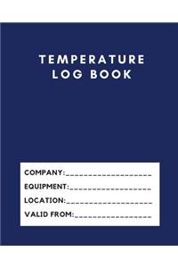 Temperature Log Book
