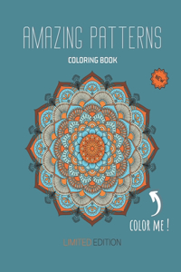 Amazing Patterns Coloring Book: Stress Relief Relaxation and Fun