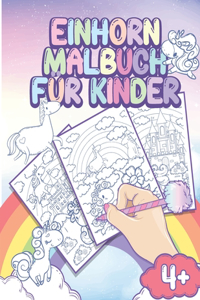 Einhorn Malbuch für Kinder