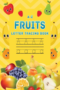 A-Z Fruits Letter Tracing Book