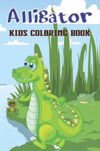 Alligator Kids Coloring Book