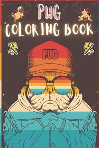 Pug Coloring Book