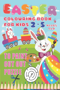 Easter Colouring Book for Kids 2-5 year old