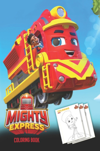 Mighty Express Coloring Book For Kids