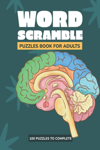 Word Scramble Puzzles Book For Adults